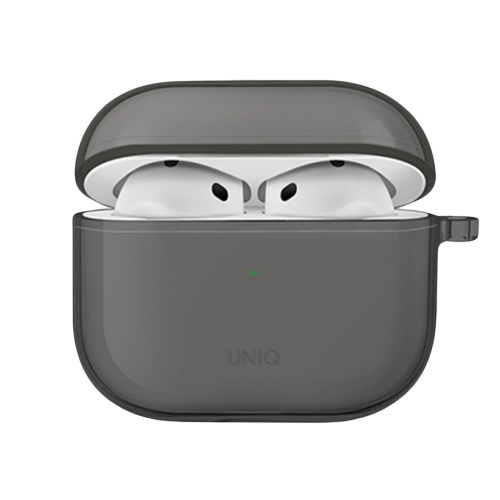 UNIQ Clear Case for Airpods 4 - Glossy Smoke