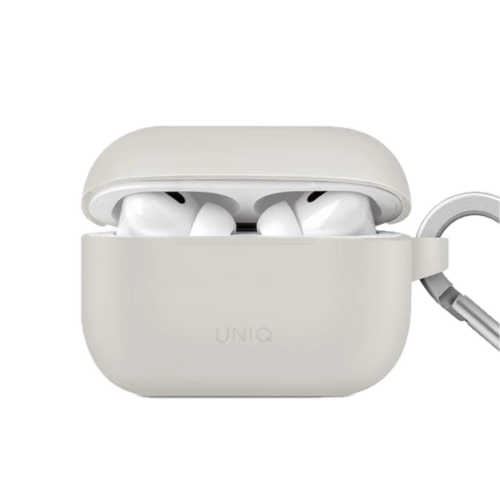 UNIQ Vencer AirPods Pro 2nd Gen Silicone Hang Case - Chalk Grey
