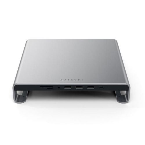 Satechi USB-C Aluminum Monitor Stand Hub for iMac - Space Grey