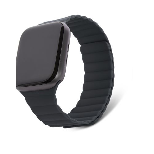 Decoded Silicone Magnetic Traction Strap for Apple Watch 38/40/41 mm - Charcoal