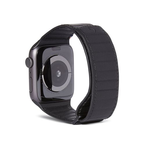 Decoded Leather Magnetic Traction Strap for Apple Watch 38/40/41 mm - Black