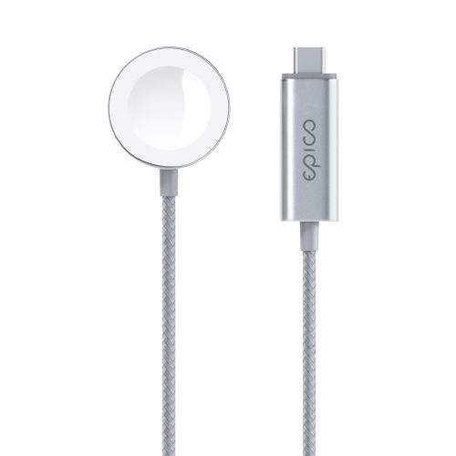 Epico USB-C Fast Charging Cable for Apple Watch 1.2m - Silver