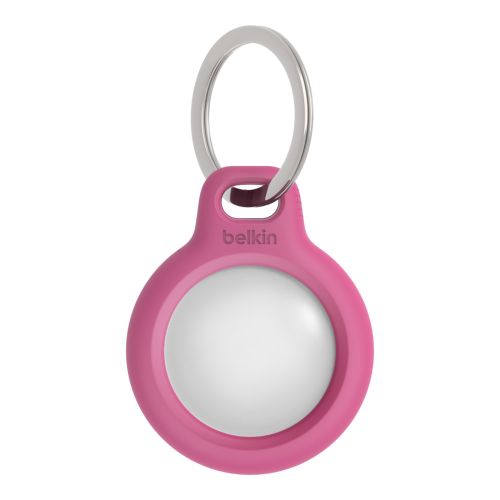 BELKIN Secure Holder with Keyring for AirTag - Pink