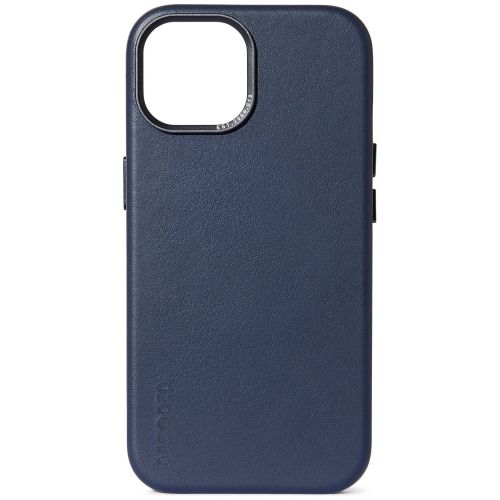 DECODED Leather Backcover w/MagSafe for iPhone 15 - True Navy