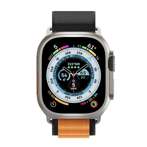 NEXT.ONE Adventure Loop for Apple Watch 45/49mm - Black/Orange