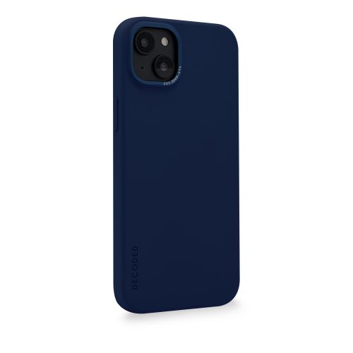 DECODED Silicone Backcover w/MagSafe for iPhone 14 - Navy Peony