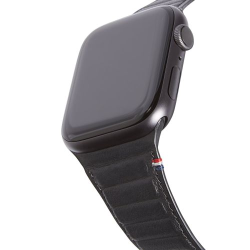 Decoded Leather Magnetic Traction Strap for Apple Watch 38/40/41 mm - Black