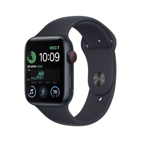 Apple Watch SE 2022 GPS + Cellular 44mm Midnight Aluminium - Sport Band Midnight