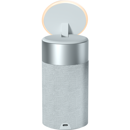 ForcePlay Speaker with MagSafe charger (15W + 5W) Silver - Lifetime Warranty