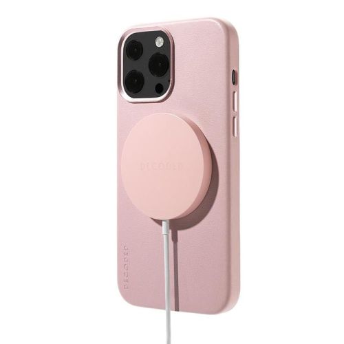 Decoded Leather Backcover | iPhone 13 Pro - Powder Pink