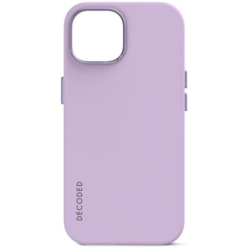 DECODED Silicone Backcover w/MagSafe for iPhone 15 - Lavender